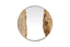 Phillips Collection Petrified River Brass Frame Small Mirror
