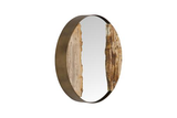 Phillips Collection Petrified River Brass Frame Small Mirror