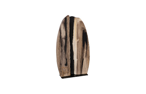 Phillips Collection Petrified Fracture Table Top Sculpture Mixed Tabletop