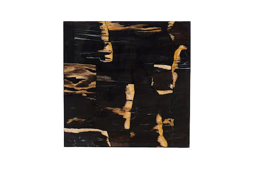 Phillips Collection Petramosaic With Brass Legs Coffee Table