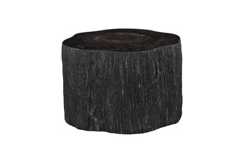 Phillips Collection Chaka Petrified Rough Black Large Coffee Table