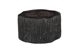Phillips Collection Chaka Petrified Rough Black Short Coffee Table