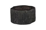 Phillips Collection Chaka Petrified Rough Black Small Coffee Table
