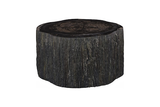 Phillips Collection Chaka Petrified Rough Black Short Coffee Table
