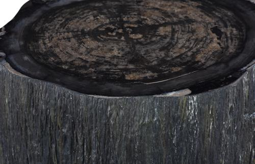 Phillips Collection Chaka Petrified Rough Black Small Coffee Table