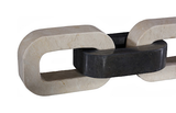 Phillips Collection Marble Triple Link Chain Mixed Tabletop