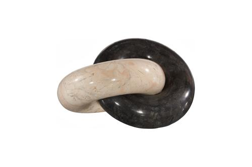 Phillips Collection Marble Double Link Chain Mixed Tabletop