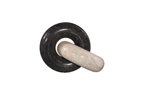 Phillips Collection Marble Double Link Chain Mixed Tabletop