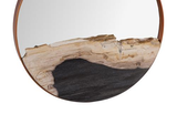 Phillips Collection Petrified Slice Copper Frame Small Mirror