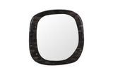 Phillips Collection Morphic Petrified Rounded Black Frame Mirror