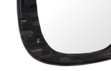Phillips Collection Morphic Petrified Rounded Black Frame Mirror
