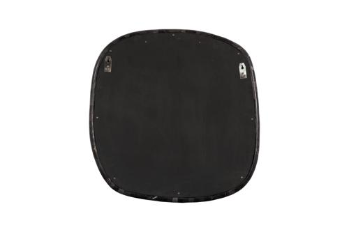 Phillips Collection Morphic Petrified Rounded Black Frame Mirror