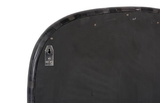 Phillips Collection Morphic Petrified Rounded Black Frame Mirror