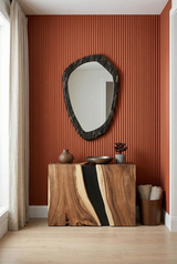Phillips Collection Morphic Petrified Point Black Frame Mirror
