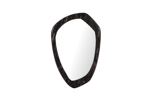 Phillips Collection Morphic Petrified Point Black Frame Mirror