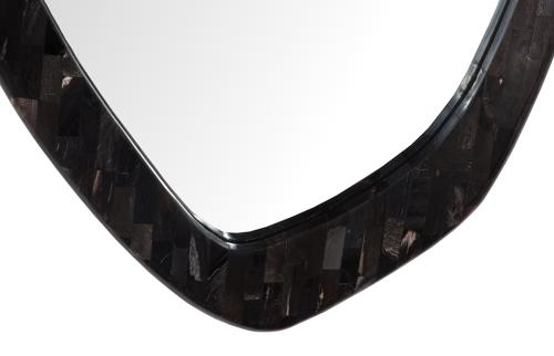 Phillips Collection Morphic Petrified Point Black Frame Mirror