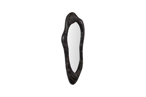 Phillips Collection Morphic Petrified Wave Black Frame Mirror