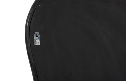 Phillips Collection Morphic Petrified Wave Black Frame Mirror