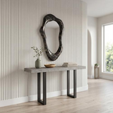 Phillips Collection Morphic Petrified Wave Black Frame Mirror