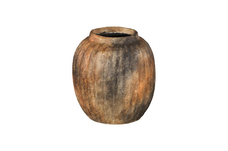 Phillips Collection Raw Umber Globe Vase