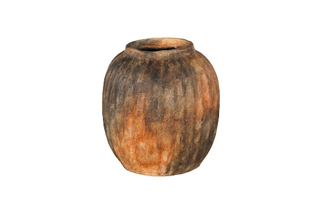 Phillips Collection Raw Umber Globe Vase