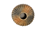 Phillips Collection Raw Umber Ribbed Vase
