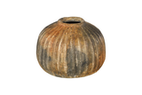 Phillips Collection Raw Umber Ribbed Vase