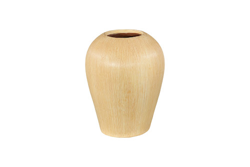 Phillips Collection Canary Wash Yellow Bulb Vase