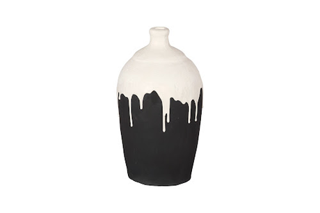Phillips Collection Porcelain Drip Short Vase