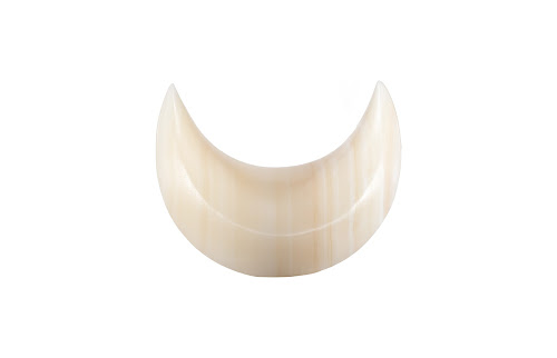 Phillips Collection Onyx Moon Sculpture, Small Off White Assorted Tabletop