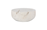 Phillips Collection Cast Cheese Stone , Round Roman Stone Coffee Table