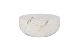 Phillips Collection Cast Cheese Stone , Round Roman Stone Coffee Table
