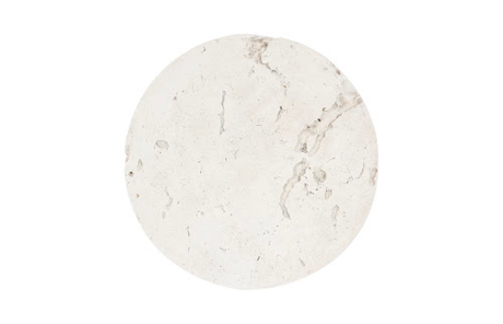 Phillips Collection Cast Cheese Stone , Round Roman Stone Coffee Table