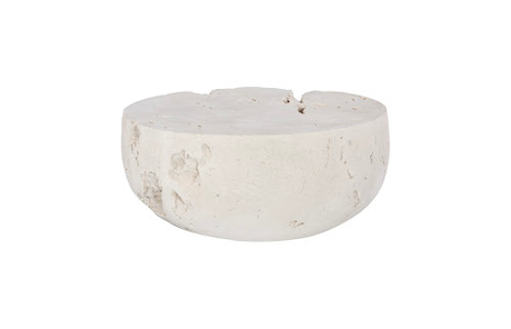 Phillips Collection Cast Cheese Stone , Round Roman Stone Coffee Table