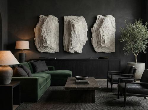 Phillips Collection Stratified Cast Stone Wall Art Roman Stone Accent