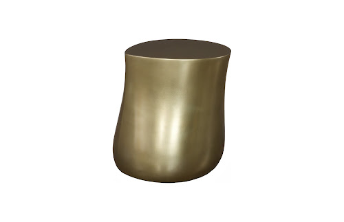 Phillips Collection Mellow Polished Brass Side Table