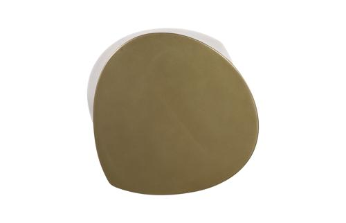 Phillips Collection Mellow Polished Brass Side Table