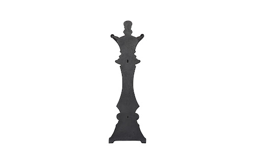Phillips Collection Queen Chess Wall Decor Cast Stone Black Accent