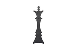 Phillips Collection Queen Chess Wall Decor Cast Stone Black Accent