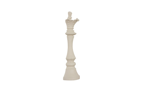 Phillips Collection Queen Chess Wall Decor Cast Stone White Accent