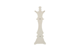 Phillips Collection Queen Chess Wall Decor Cast Stone White Accent