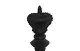 Phillips Collection King Chess Wall Decor Cast Stone Black Accent
