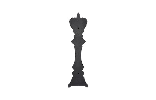 Phillips Collection King Chess Wall Decor Cast Stone Black Accent
