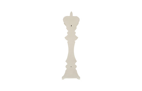 Phillips Collection King Chess Wall Decor Cast Stone White Accent