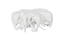 Phillips Collection Cast  Round White Stone Coffee Table
