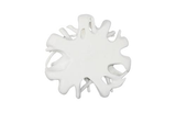 Phillips Collection Cast  Round White Stone Coffee Table