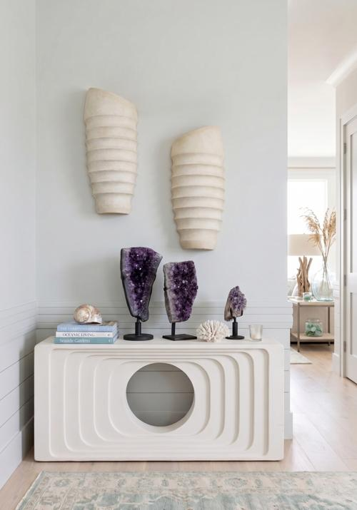Phillips Collection Centered  Table Roman Stone Console