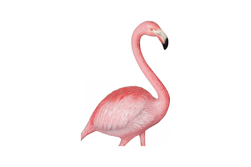 Phillips Collection Flamingo Sculpture Pink Accent