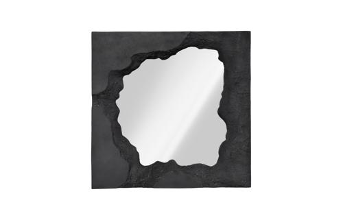 Phillips Collection Magma Charcoal Stone Mirror