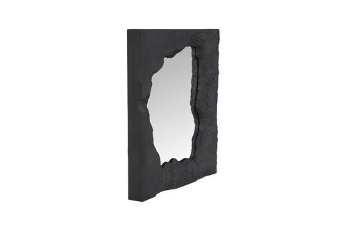 Phillips Collection Magma Charcoal Stone Mirror